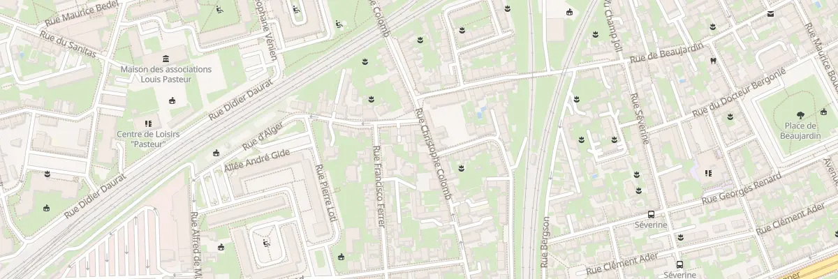 Plan du 51 Rue Christophe Colomb à Tours