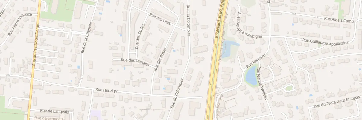 Plan du 52 Rue du Colombier à Tours