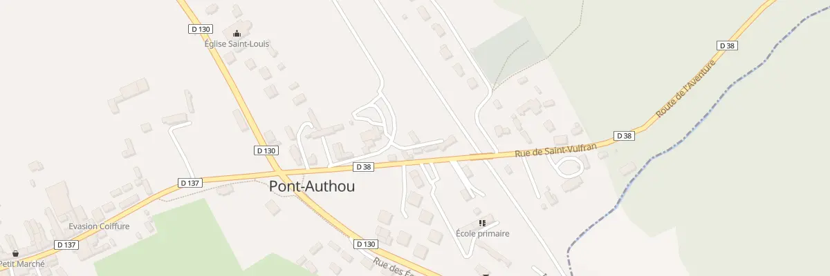 Plan du 5 Rue de la Poste à Pont-Authou