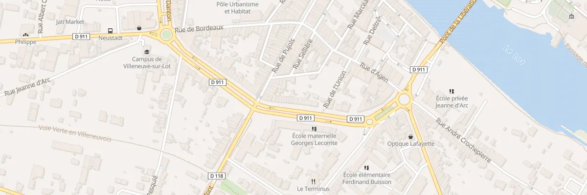 Plan du 32 Bd Camille Desmoulins à Villeneuve-sur-Lot