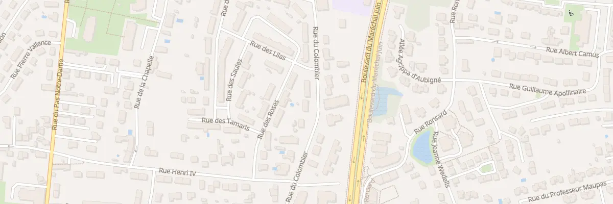 Plan du 56B Rue du Colombier à Tours