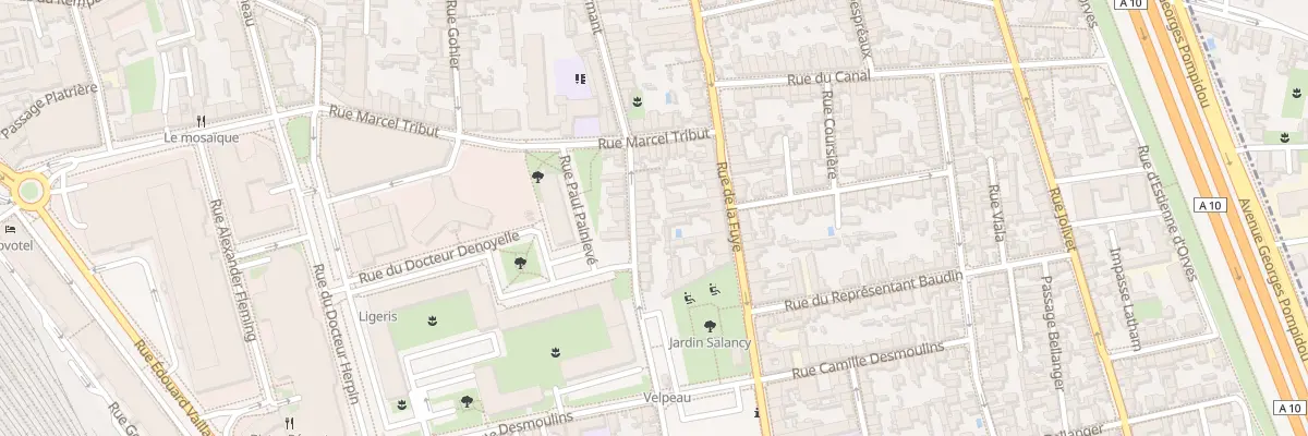 Plan du 80 Rue Jean-Jacques Noirmant à Tours