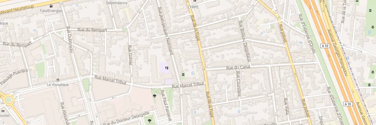 Plan du 67 Rue de la Fuye à Tours