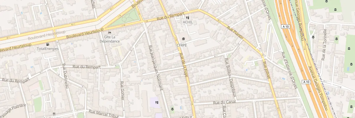 Plan du 45 Rue de la Fuye à Tours