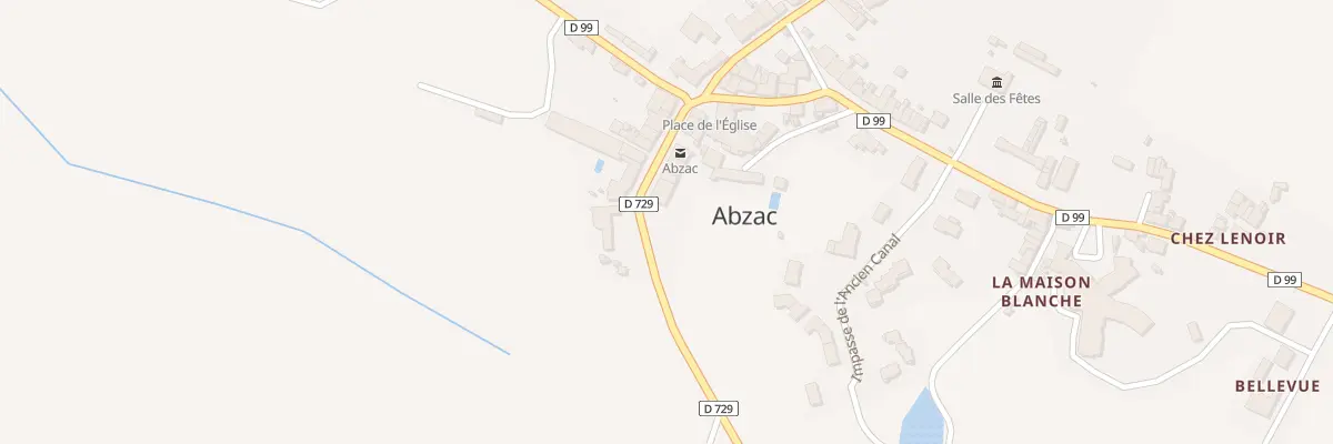 Plan du 15 Rte des Lavandieres à Abzac