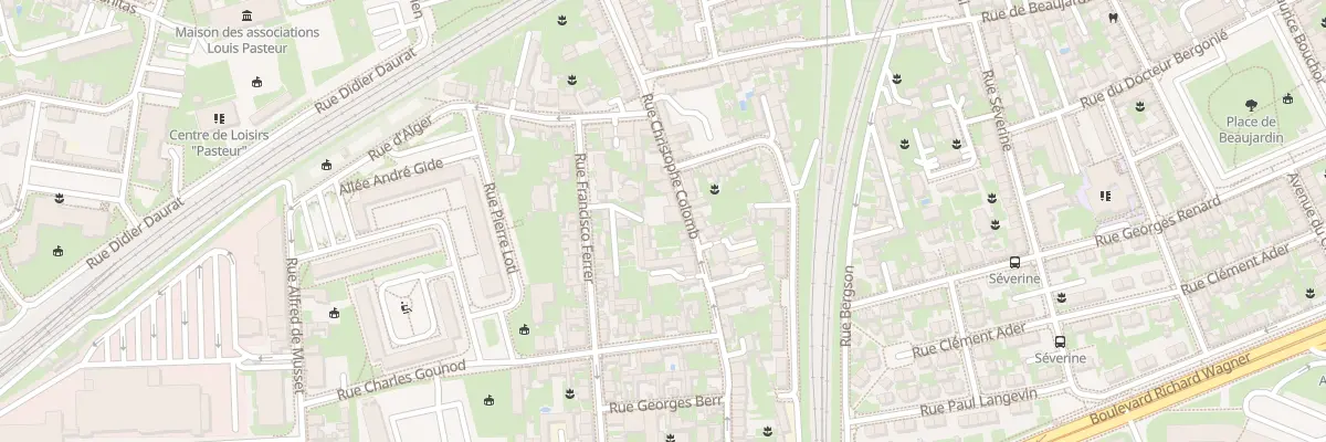 Plan du 61 Rue Christophe Colomb à Tours