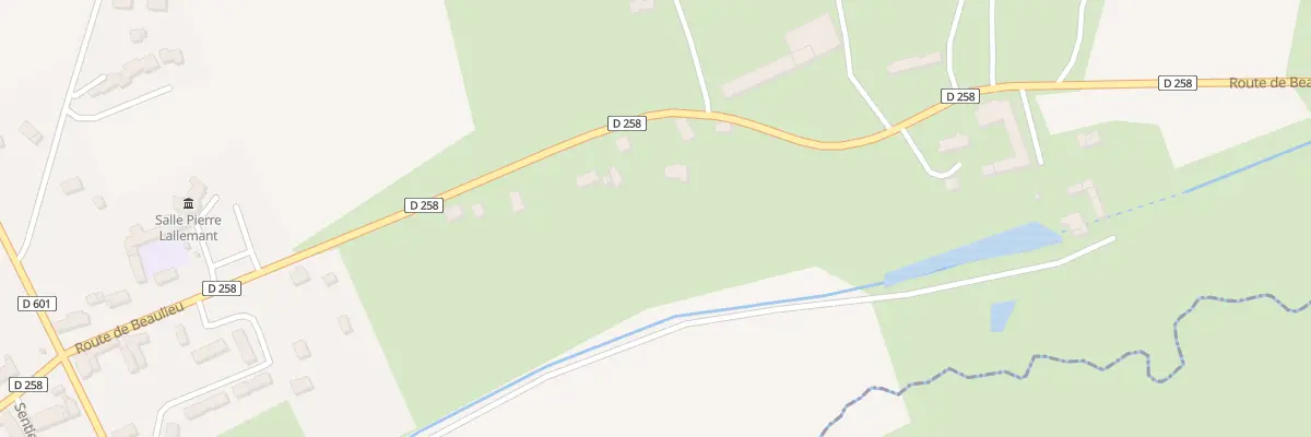 Plan du 448 Rte de Beaulieu à Irai