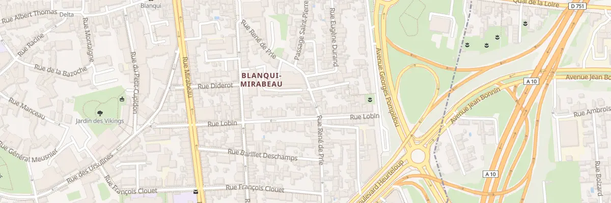 Plan du 43 Rue René de Prie à Tours