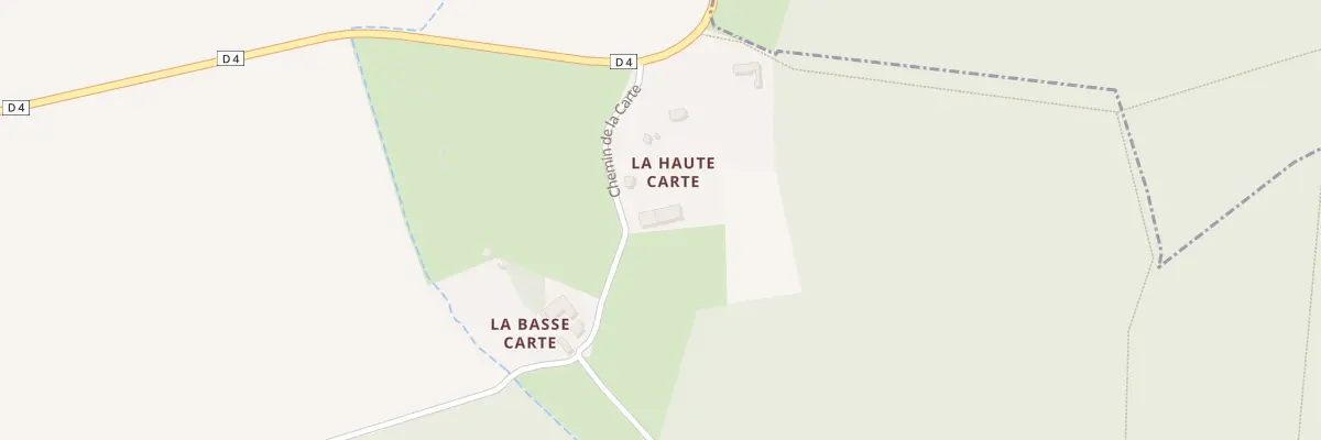 Plan du 13 Che de la Carte à Cerelles