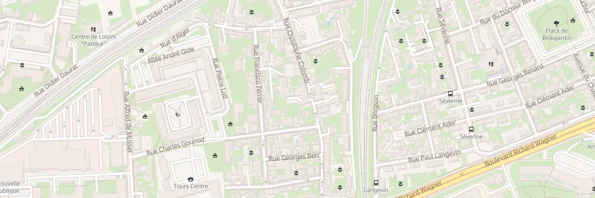 Plan du 69 Rue Christophe Colomb à Tours