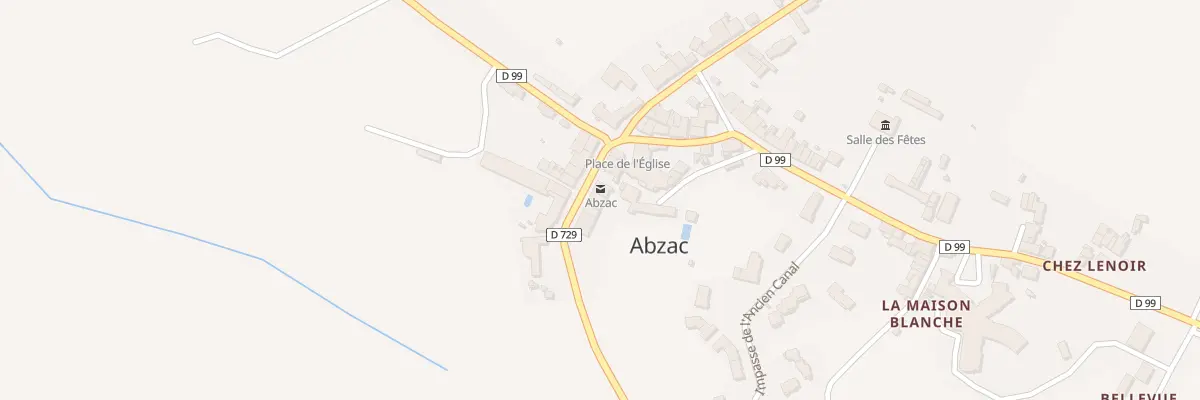 Plan du 9 Rte des Lavandieres à Abzac