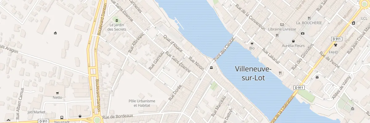 Plan du 3 Rue Belfort à Villeneuve-sur-Lot