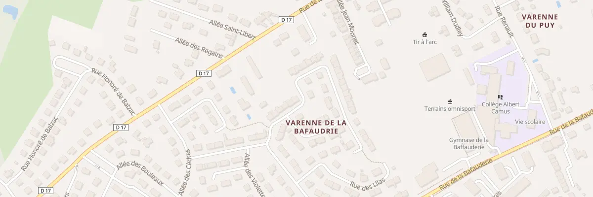 Plan du 12 Rue des Mimosas à Montbazon