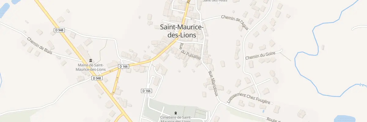 Plan du 6 Rue du Puisatier à Saint-Maurice-des-Lions