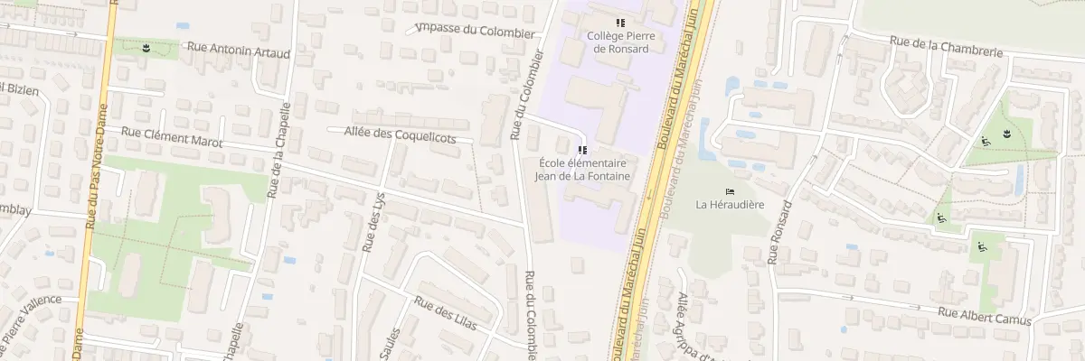 Plan du 53B Rue du Colombier à Tours