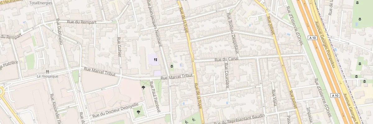 Plan du 71 Rue de la Fuye à Tours