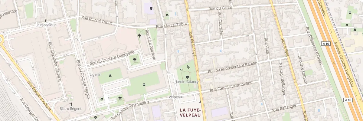 Plan du 99 Rue de la Fuye à Tours