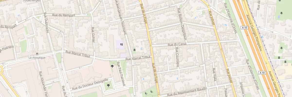 Plan du 73 Rue de la Fuye à Tours