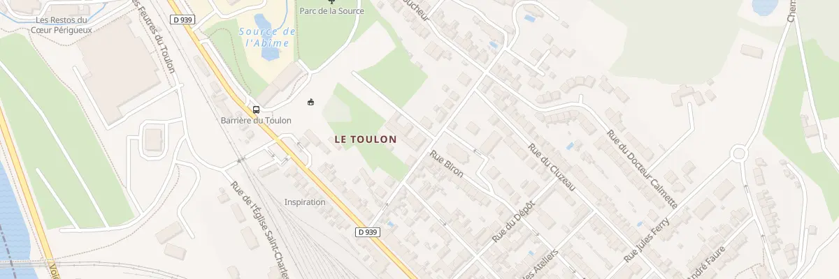 Plan du 25 Rue de l’Abîme à Périgueux