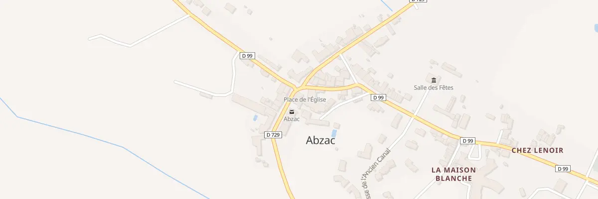 Plan du 1 Rte des Lavandieres à Abzac