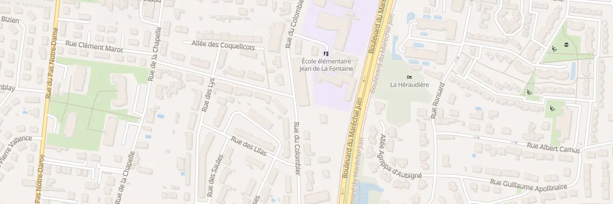 Plan du 53 Rue du Colombier à Tours