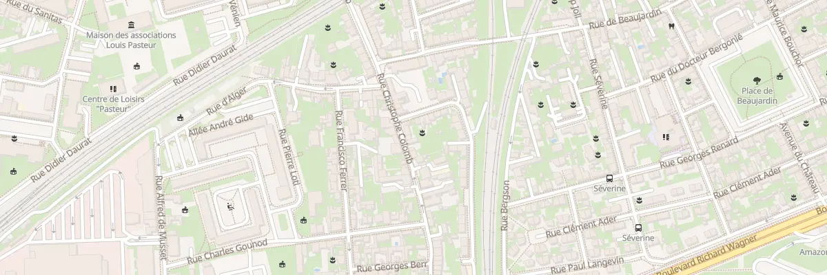 Plan du 72 Rue Christophe Colomb à Tours