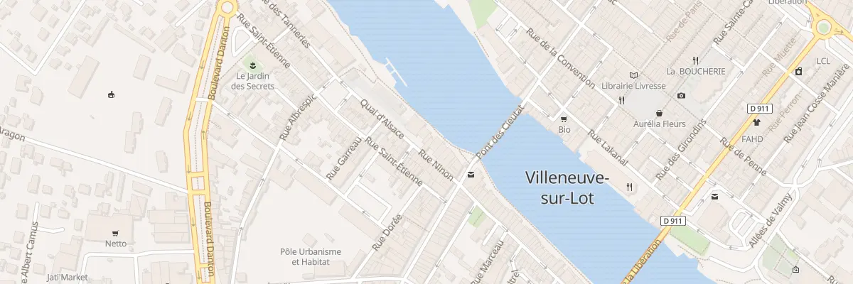 Plan du 14 Rue Ninon à Villeneuve-sur-Lot