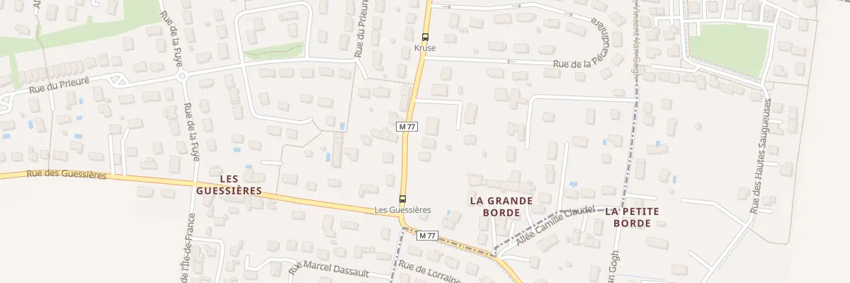 Plan du 19 Rue des Guessières à Chanceaux-sur-Choisille