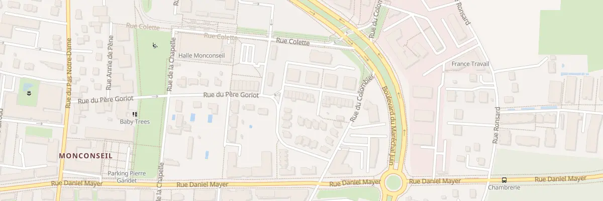 Plan du 9 Rue Courtisanes à Tours