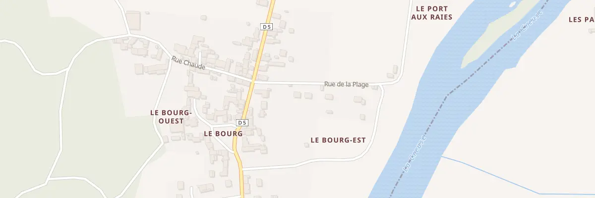 Plan du 2 Rue de la Plage à Leugny
