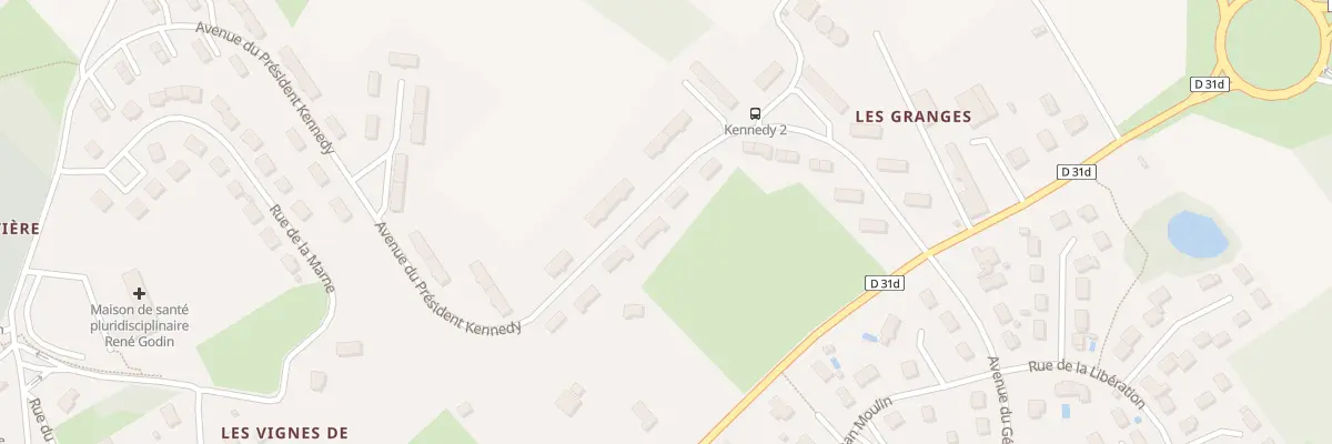 Plan du 46 Av du Pdt Kennedy à Descartes