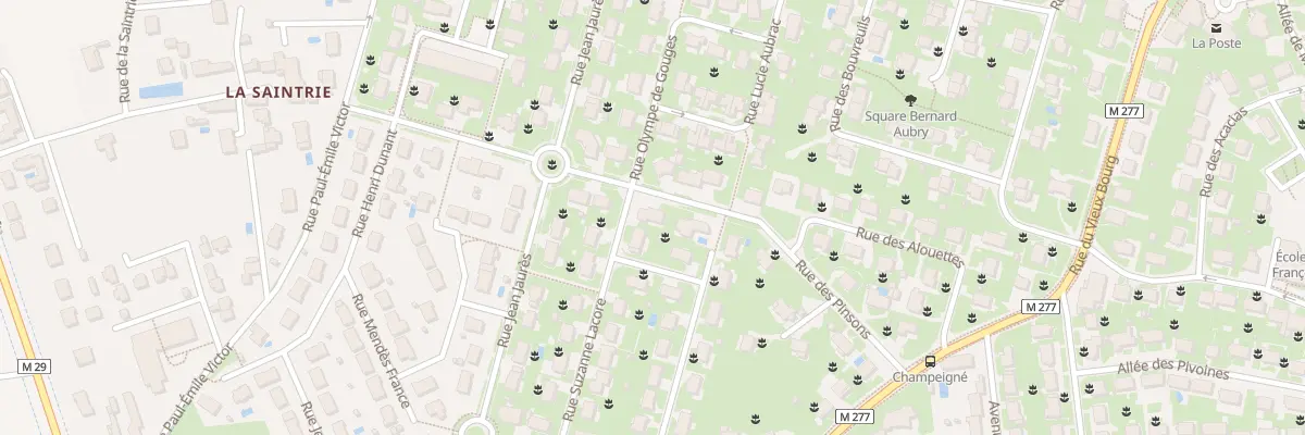 Plan du 11 Rue Suzanne Lacore à Notre-Dame-d’Oé