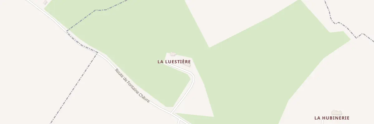 Plan du 175 La Luesiere à Verrières