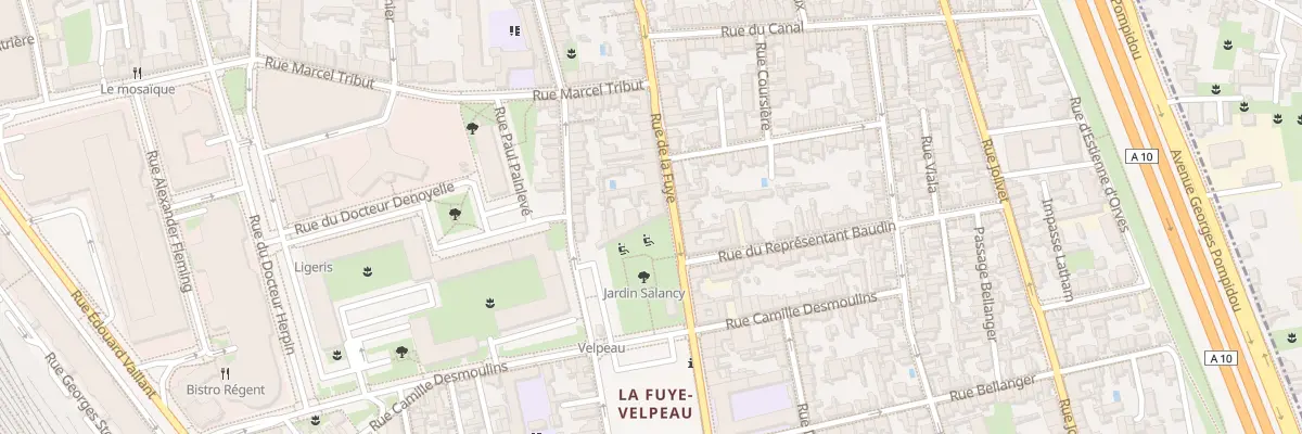 Plan du 101 Rue de la Fuye à Tours