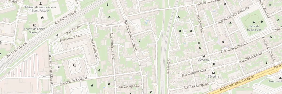 Plan du 76B Rue Christophe Colomb à Tours