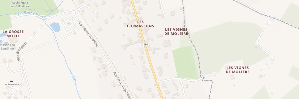 Plan du 26 Av du Mal Leclerc à Descartes