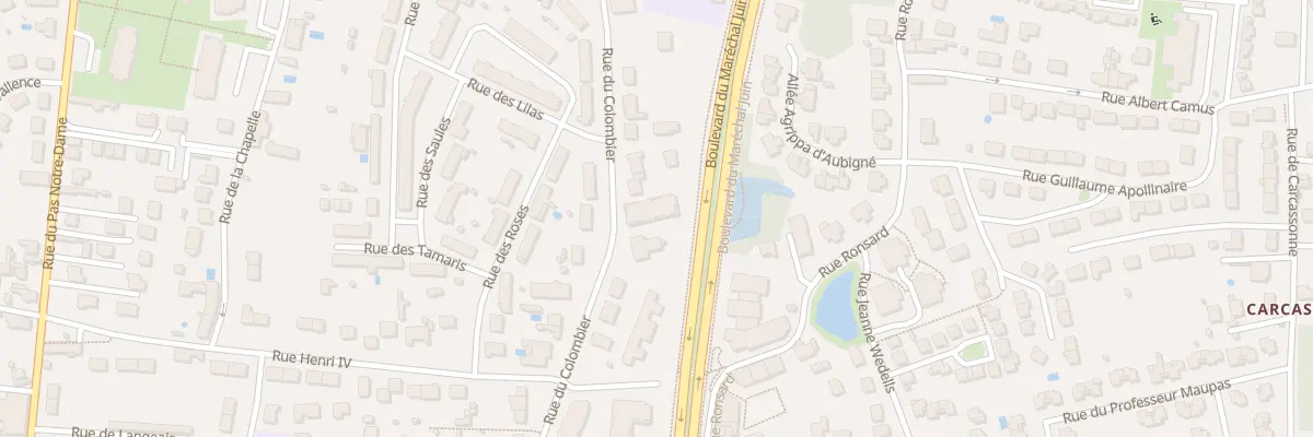 Plan du 33 Rue du Colombier à Tours