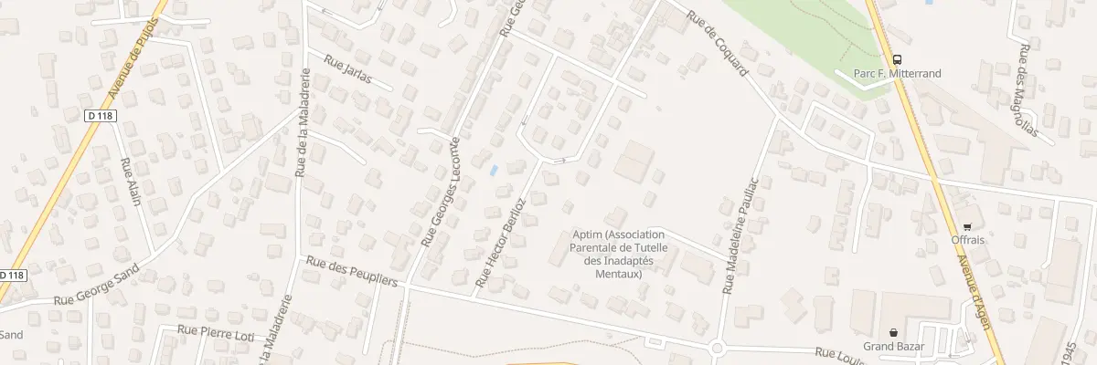 Plan du 1 Rue Hector Berlioz à Villeneuve-sur-Lot