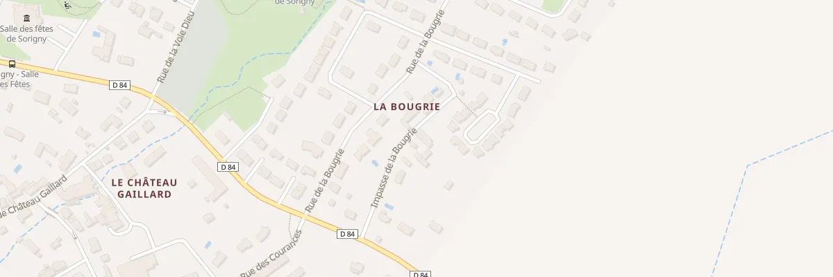 Plan du 17 Imp de la Bougrie à Sorigny