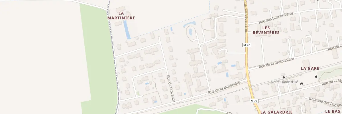 Plan du 11 Rue de Provence à Notre-Dame-d’Oé