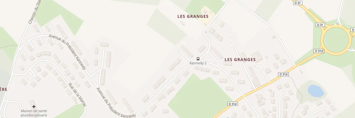 Plan du 37 Av du Pdt Kennedy à Descartes