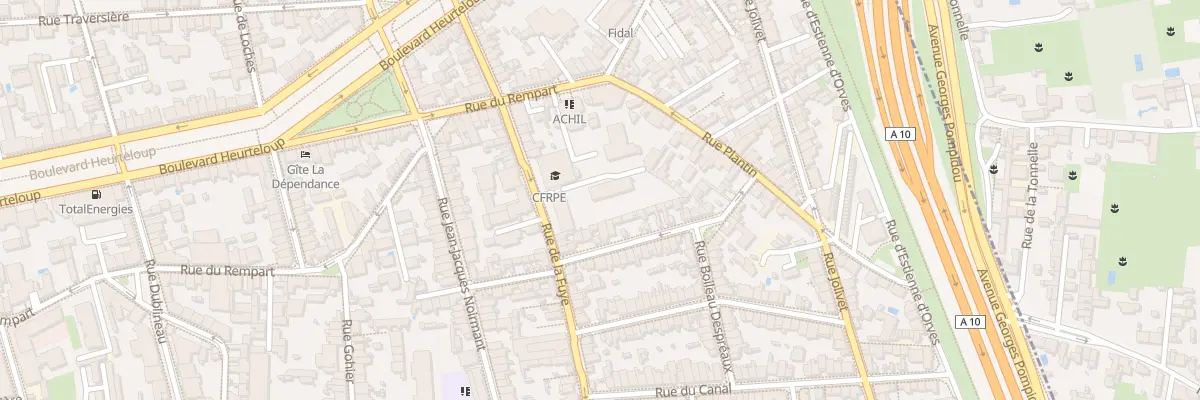 Plan du 40 Rue de la Fuye à Tours