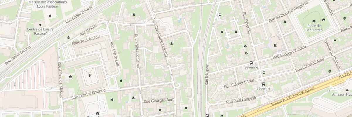 Plan du 80 Rue Christophe Colomb à Tours