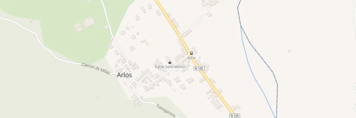 Plan du 45 Le Village à Arlos