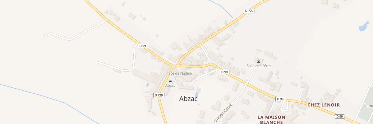 Plan du 1 Rue des Sabotiers à Abzac