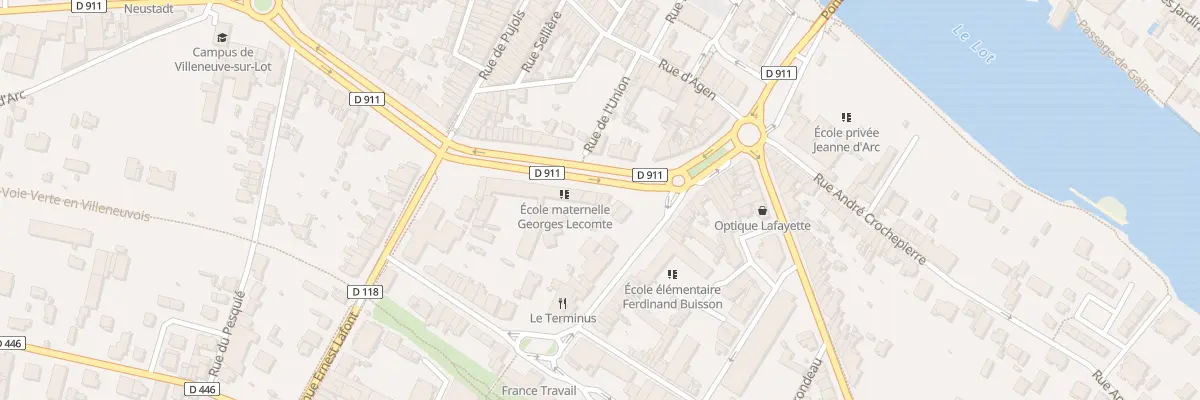 Plan du 7 Bd Camille Desmoulins à Villeneuve-sur-Lot