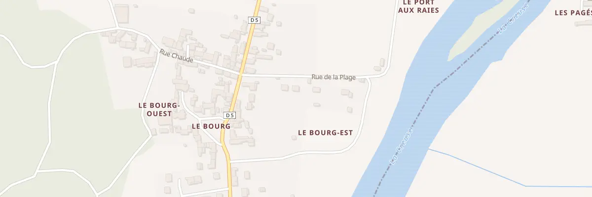 Plan du 4 Rue de la Plage à Leugny