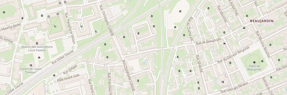Plan du 14 Rue de Beaujardin à Tours