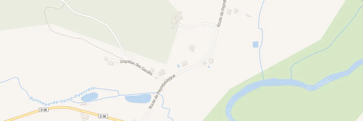 Plan du 219 Rte de Peyrebelaygue à Quinsac