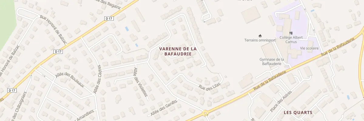 Plan du 7 Rue des Myosotis à Montbazon